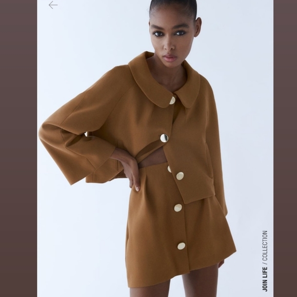 Zara skort with buttons - Picture 2 of 5